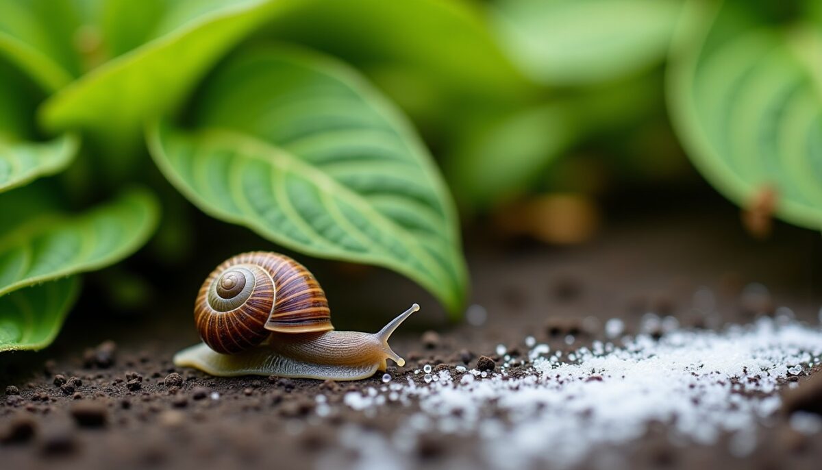 L&rsquo;astuce naturelle : combattre les escargots du jardin avec du bicarbonate de soude